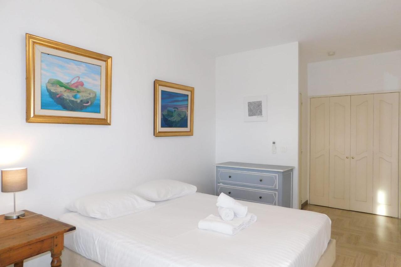 Air-Conditioned 4-Room "Marine Villeneuve" Flat With Pool And Parking Exteriör bild